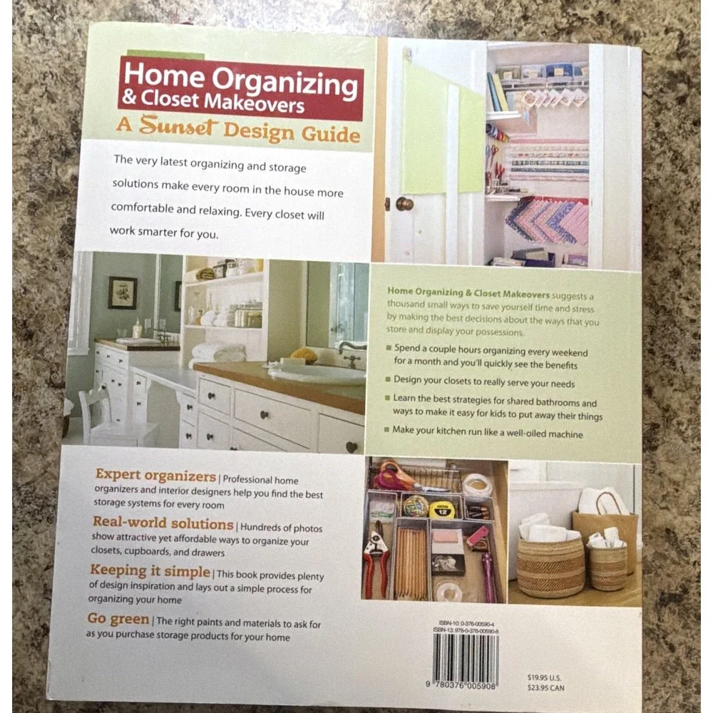 Sunset Home Organizing and Closet Makeovers Sunset Design Guide TPB 2010